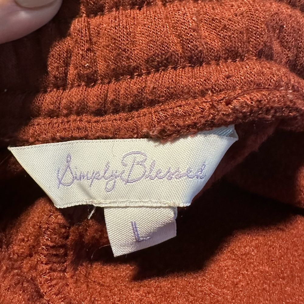 Womens Rust Sweatpants - Picture 5 of 5